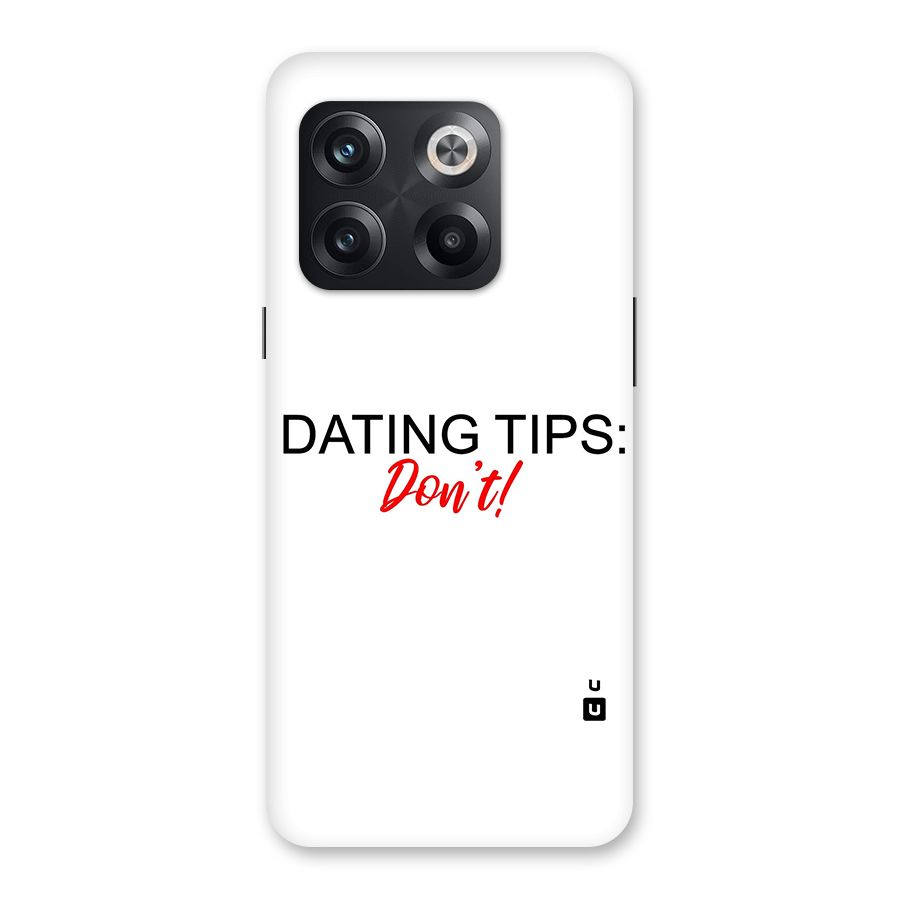 Expert Dating Tip Back Case for OnePlus 10T