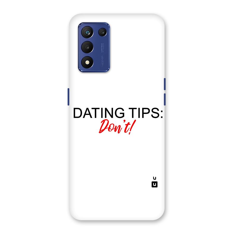 Expert Dating Tip Back Case for Realme 9 5G Speed