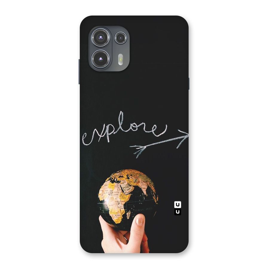 Explore World Back Case for Motorola Edge 20 Fusion