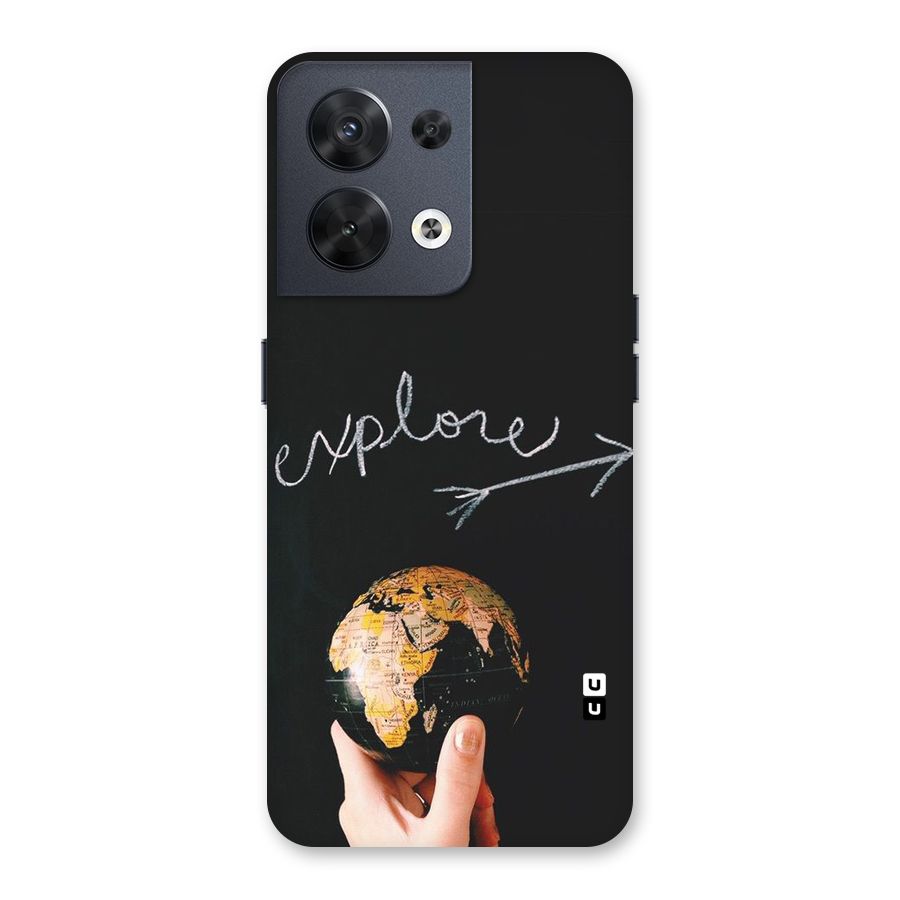Explore World Back Case for Oppo Reno8 5G