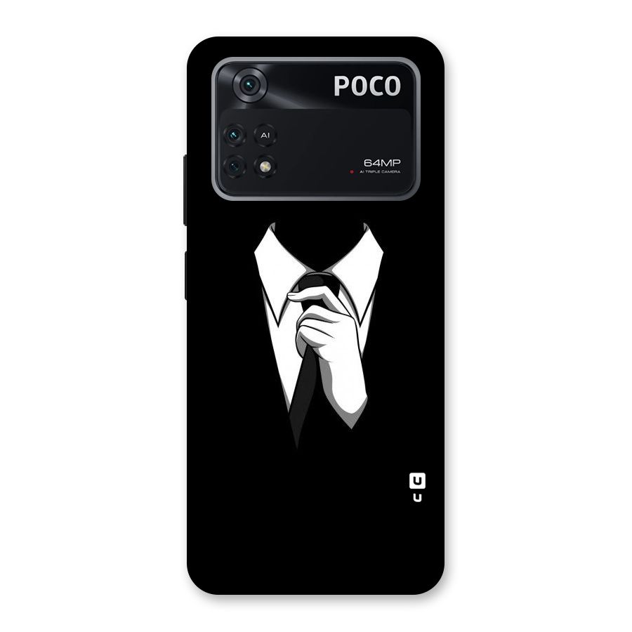 Faceless Gentleman Back Case for Poco M4 Pro 4G