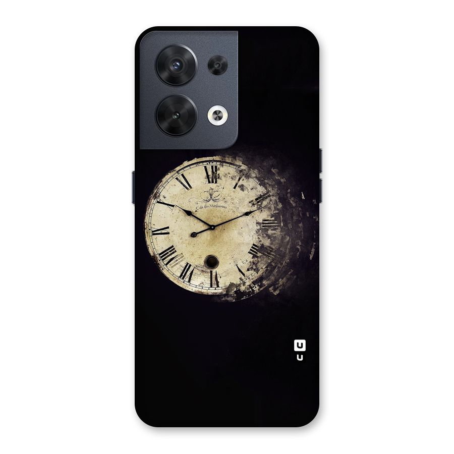 Fading Clock Back Case for Oppo Reno8 5G
