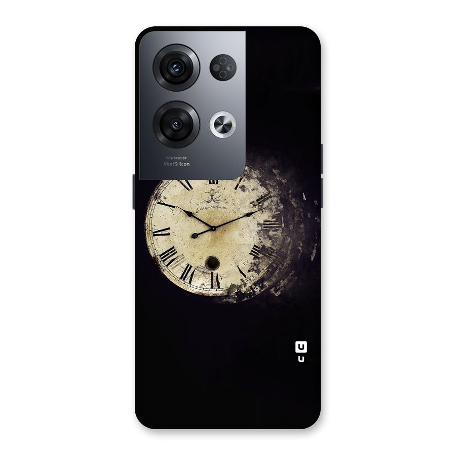 Fading Clock Back Case for Oppo Reno8 Pro 5G