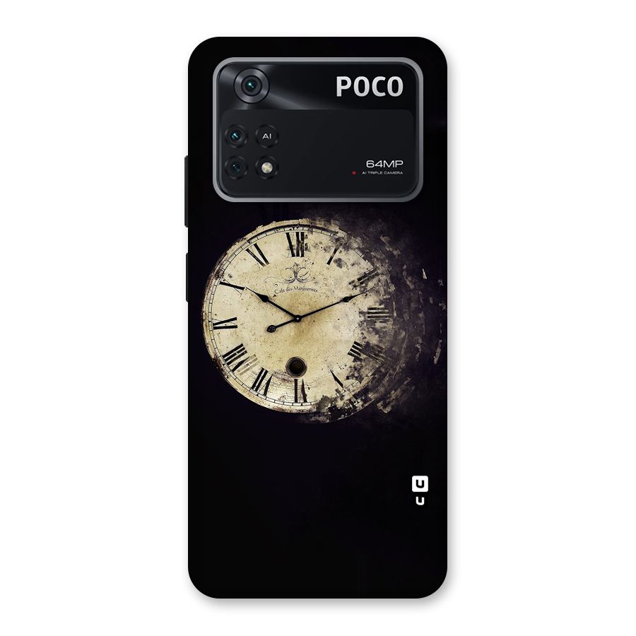 Fading Clock Back Case for Poco M4 Pro 4G