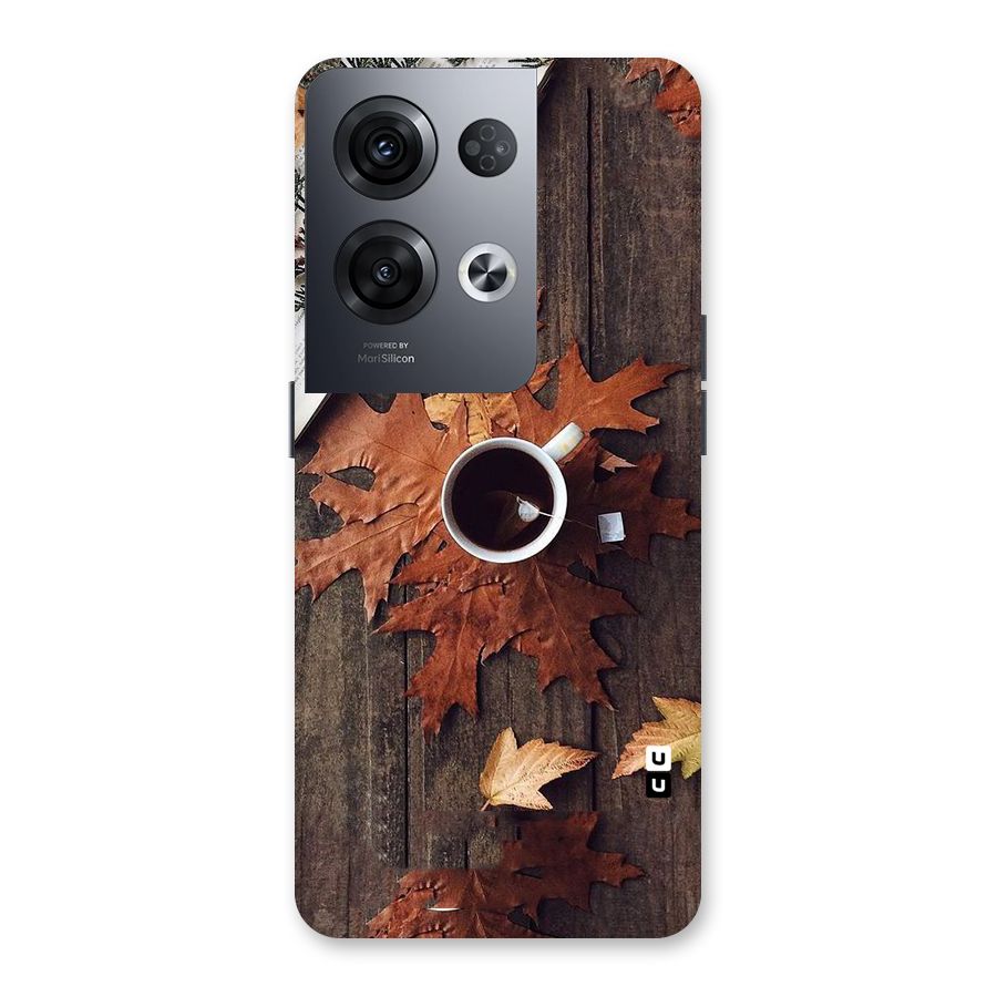 Fall Leaf Coffee Back Case for Oppo Reno8 Pro 5G
