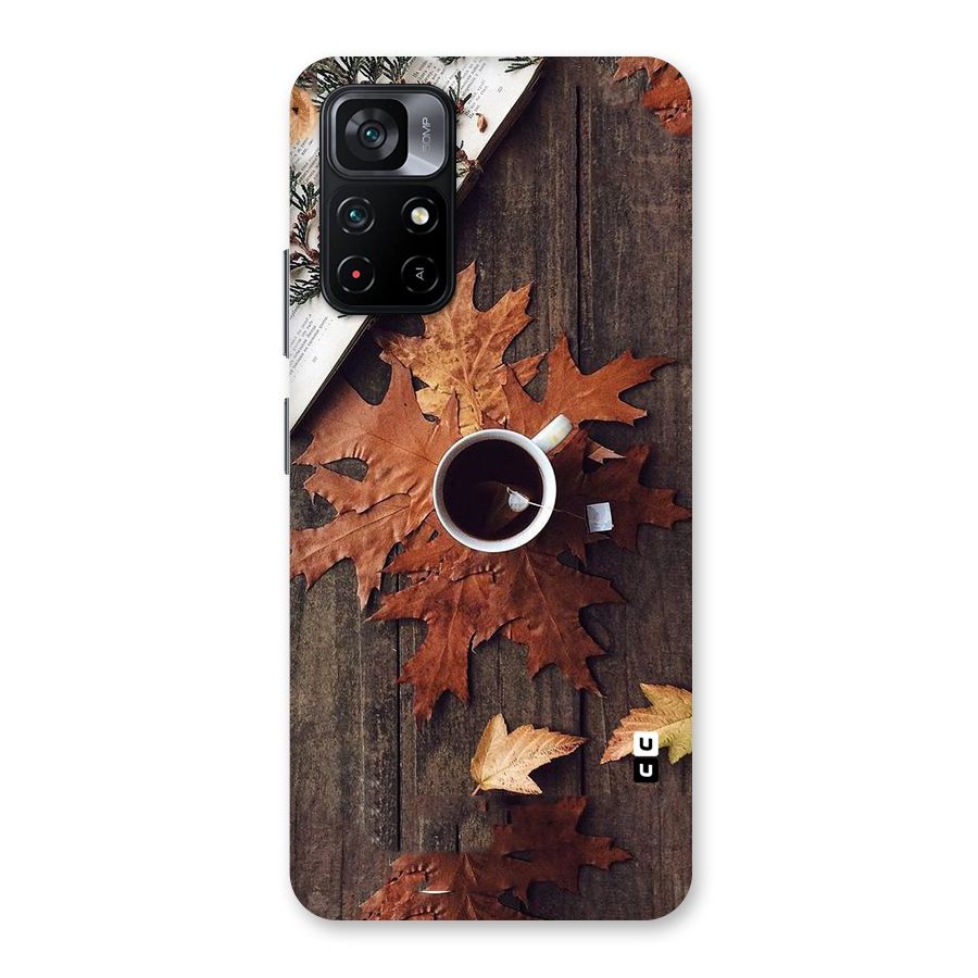 Fall Leaf Coffee Back Case for Poco M4 Pro 5G