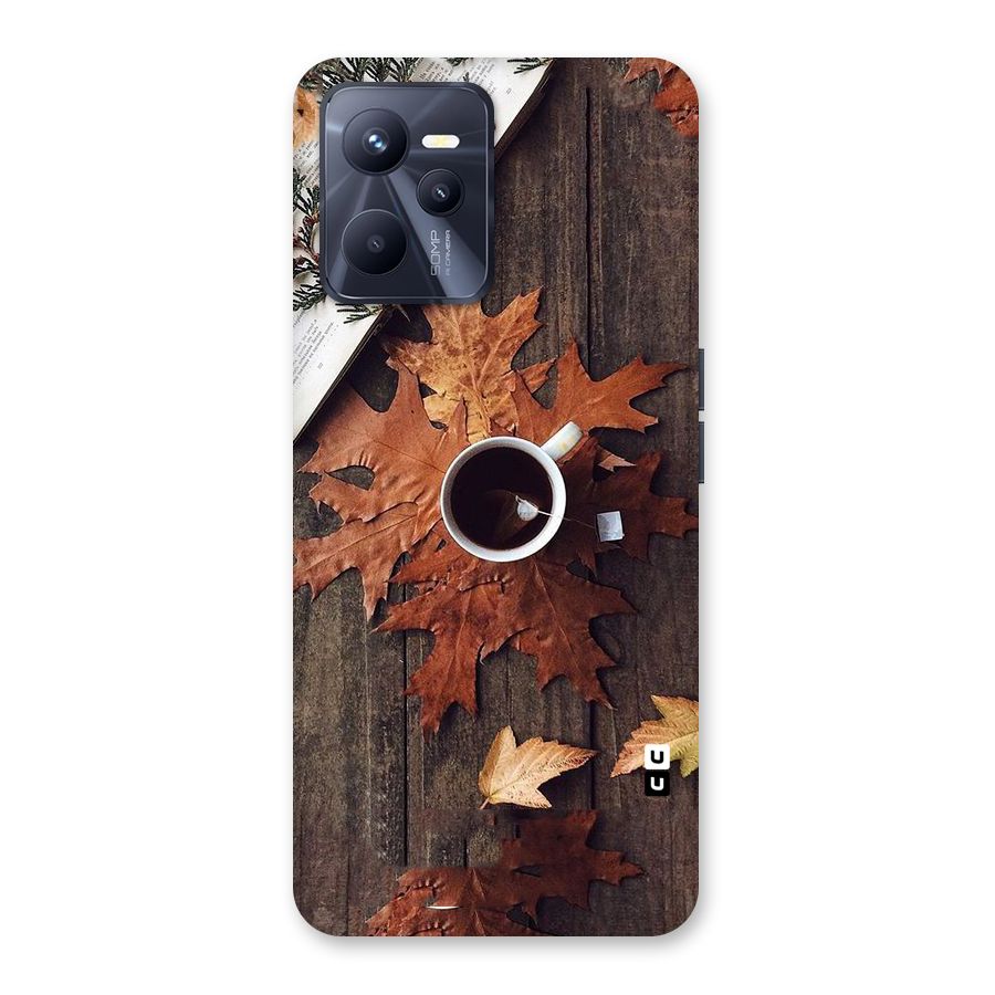 Fall Leaf Coffee Back Case for Realme C35