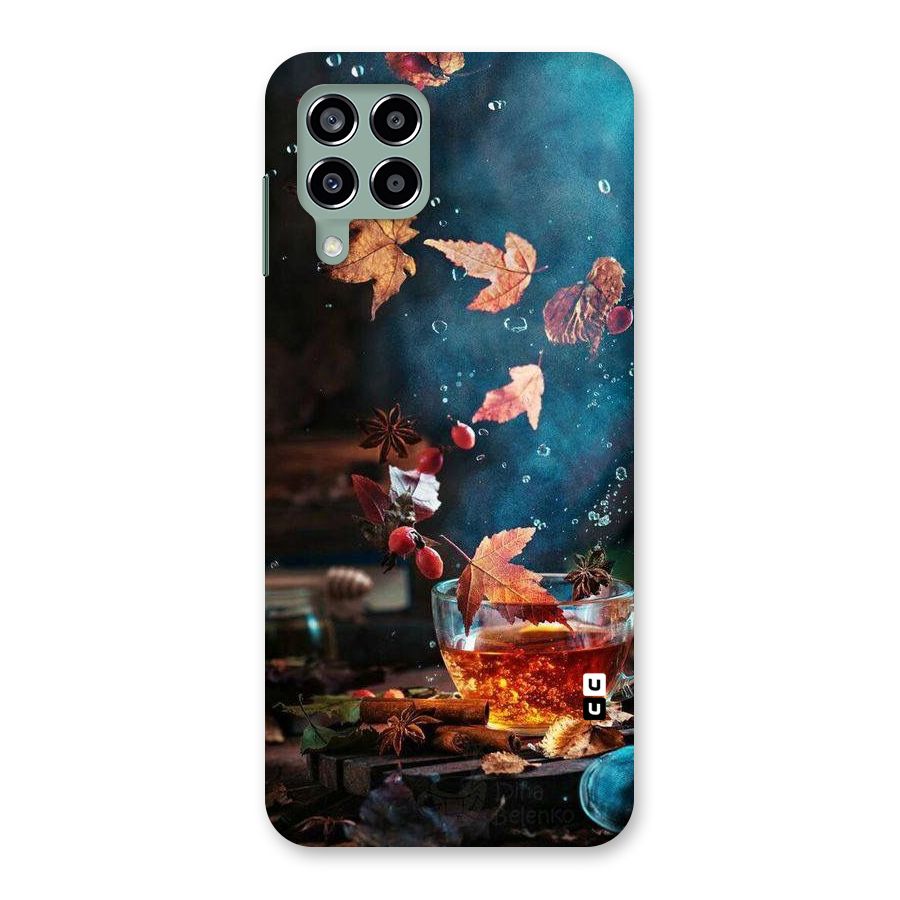 Falling Leaves Tea Back Case for Galaxy M33