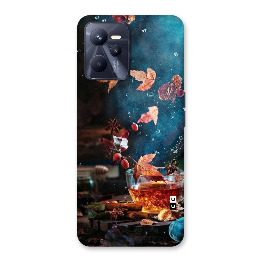 Falling Leaves Tea Back Case for Realme C35