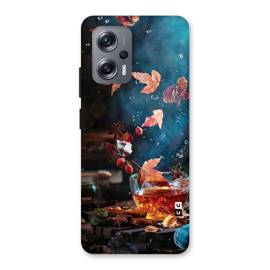 Falling Leaves Tea Back Case for Redmi K50i