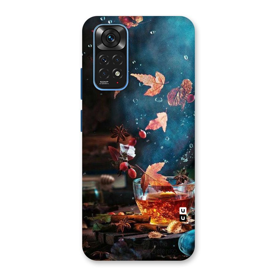 Falling Leaves Tea Back Case for Redmi Note 11S