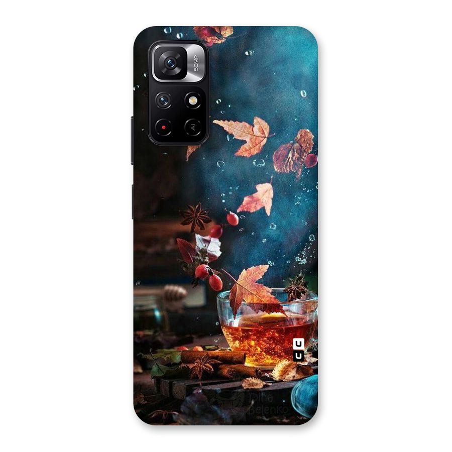 Falling Leaves Tea Back Case for Redmi Note 11T 5G