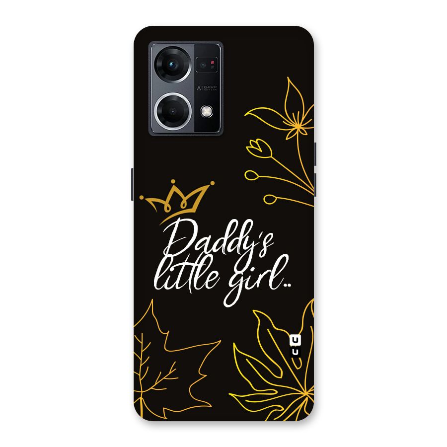 Favorite Little Girl Glass Back Case for Oppo F21 Pro 5G