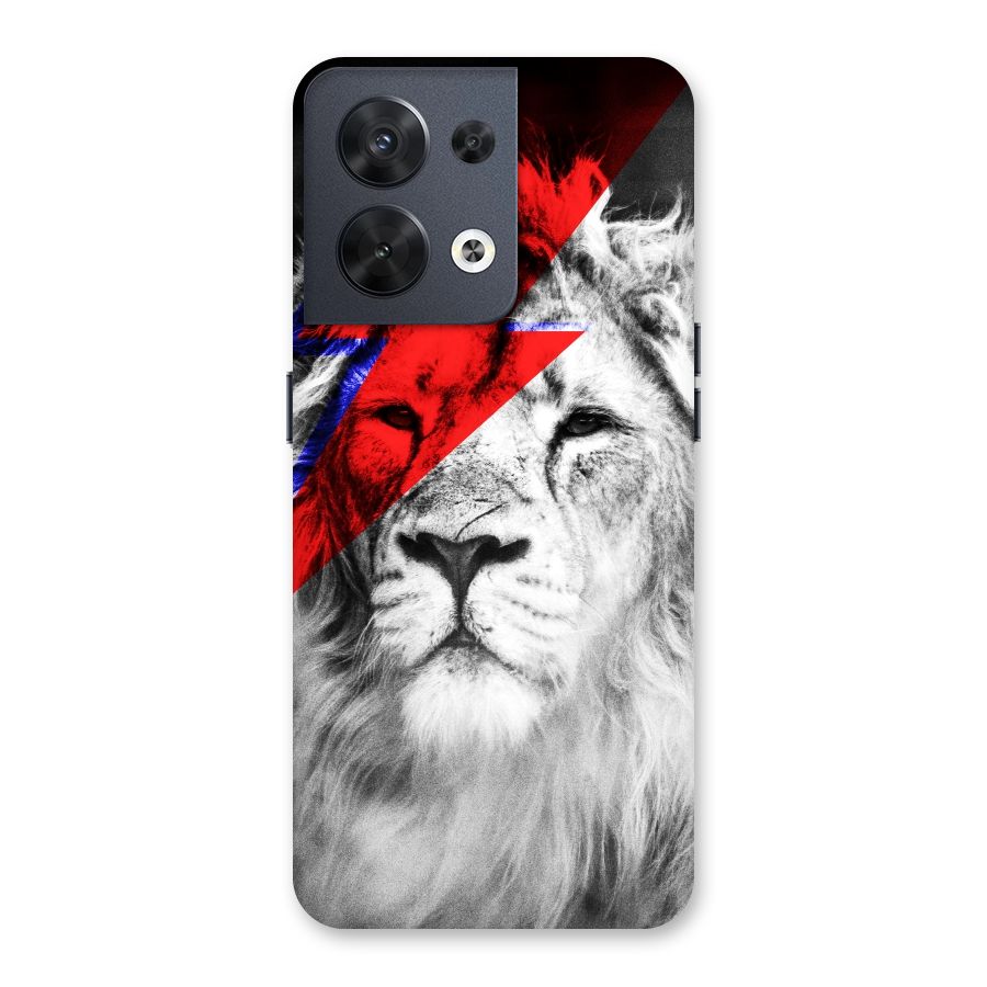 Fearless Lion Back Case for Oppo Reno8 5G