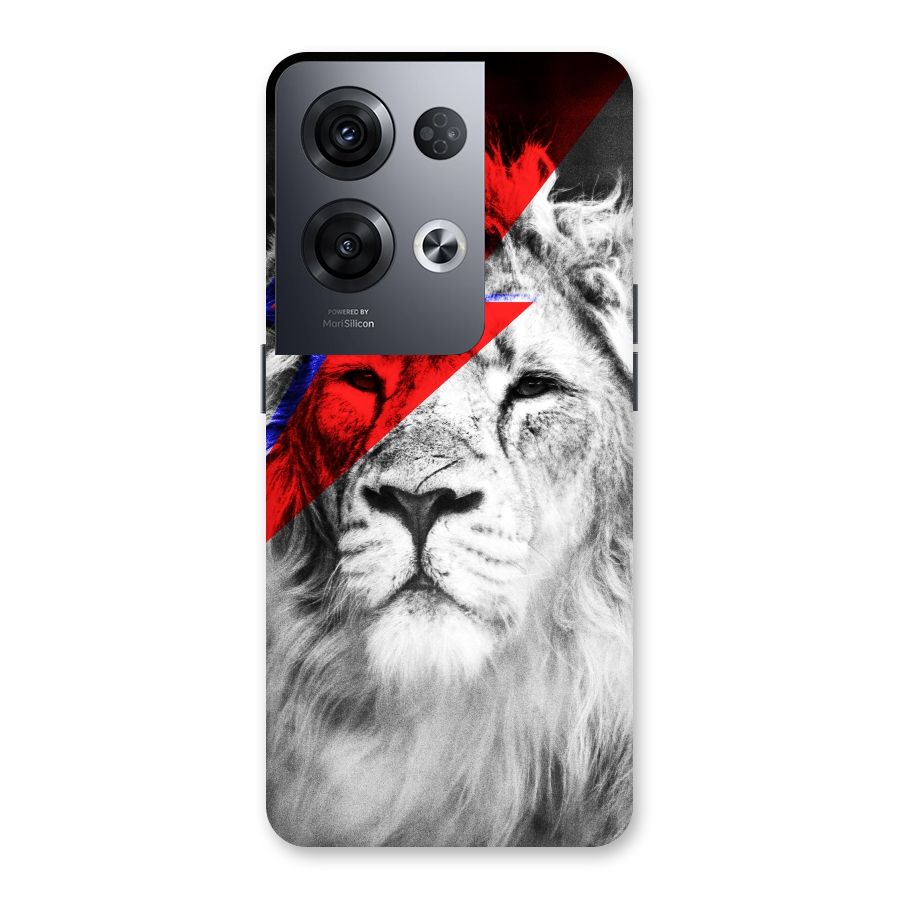 Fearless Lion Back Case for Oppo Reno8 Pro 5G