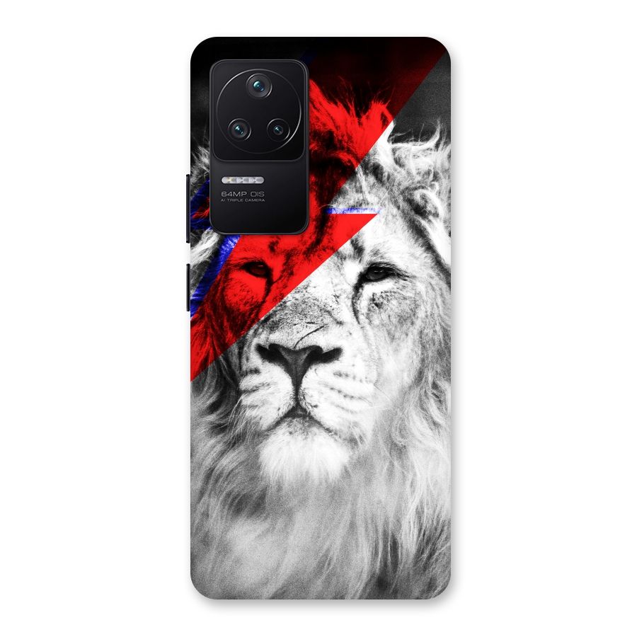 Fearless Lion Back Case for Poco F4 5G