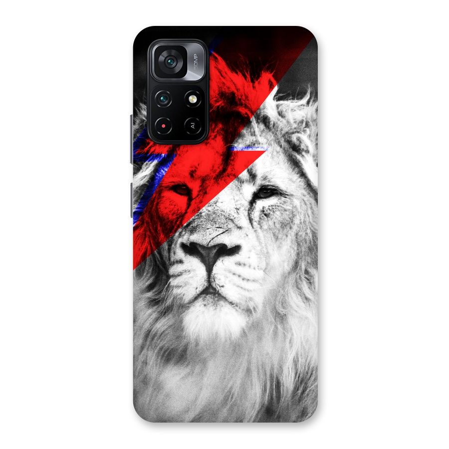 Fearless Lion Back Case for Poco M4 Pro 5G