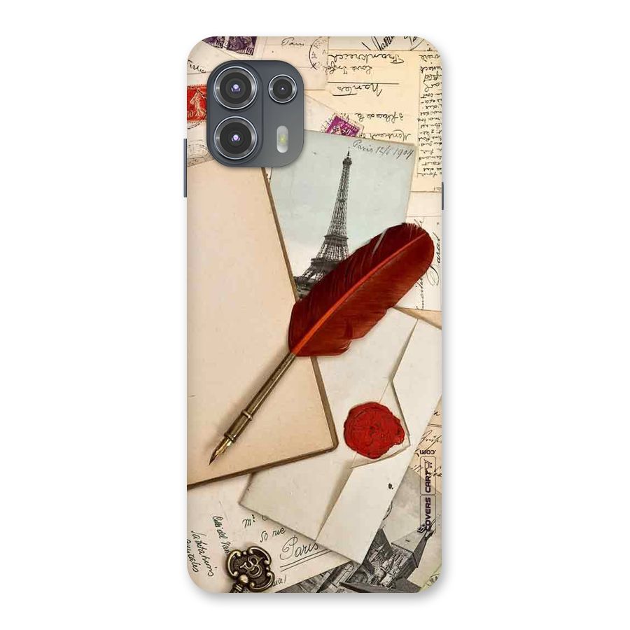 Feather Beauty Back Case for Motorola Edge 20 Fusion
