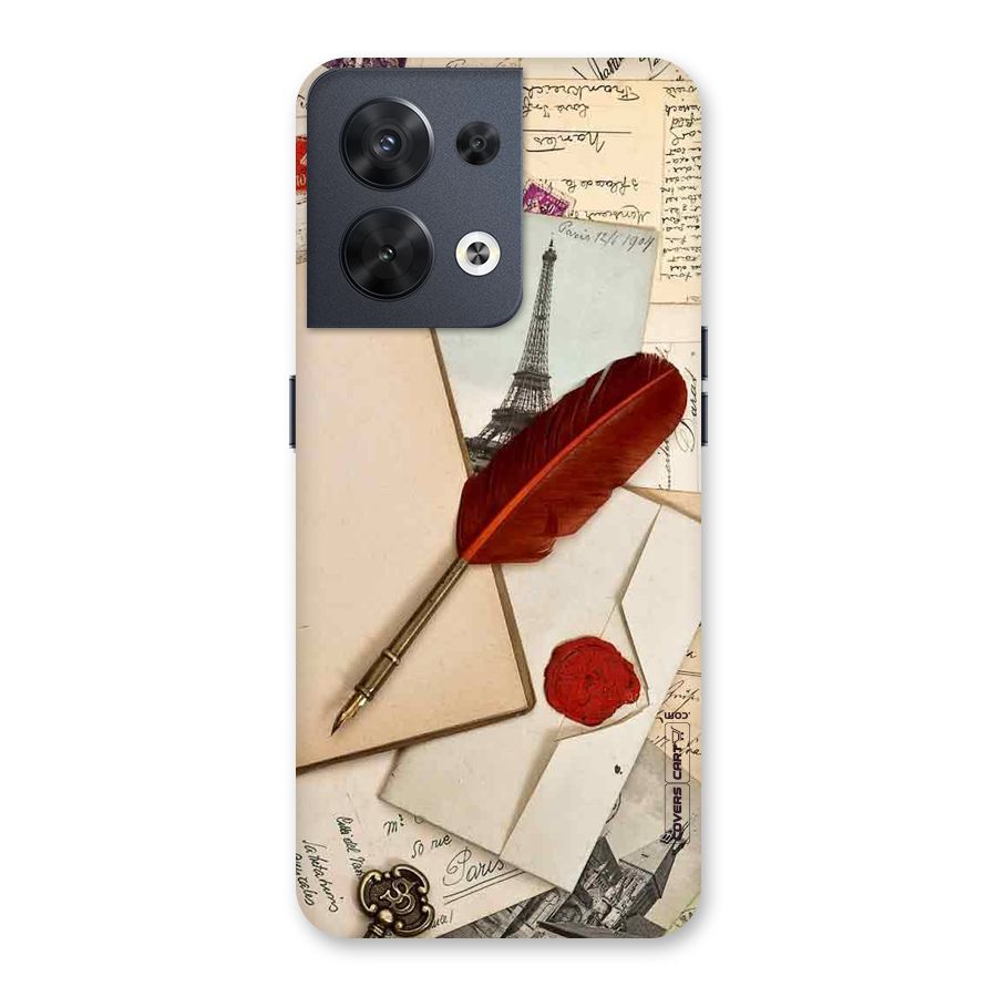 Feather Beauty Back Case for Oppo Reno8 5G