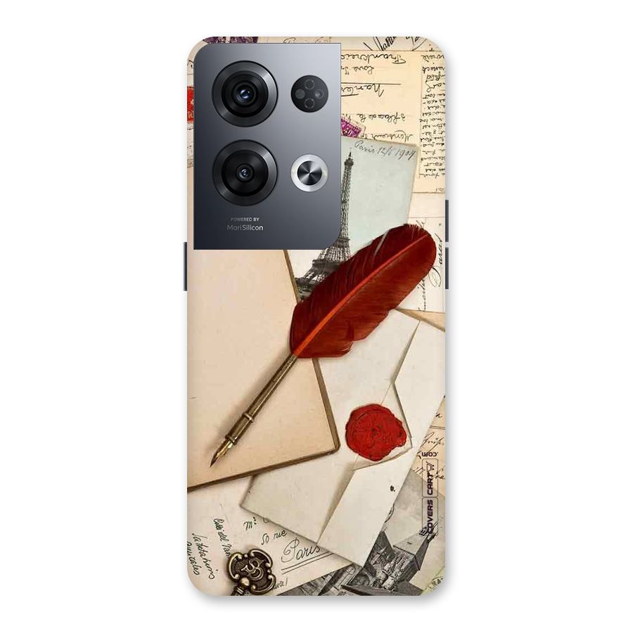 Feather Beauty Back Case for Oppo Reno8 Pro 5G