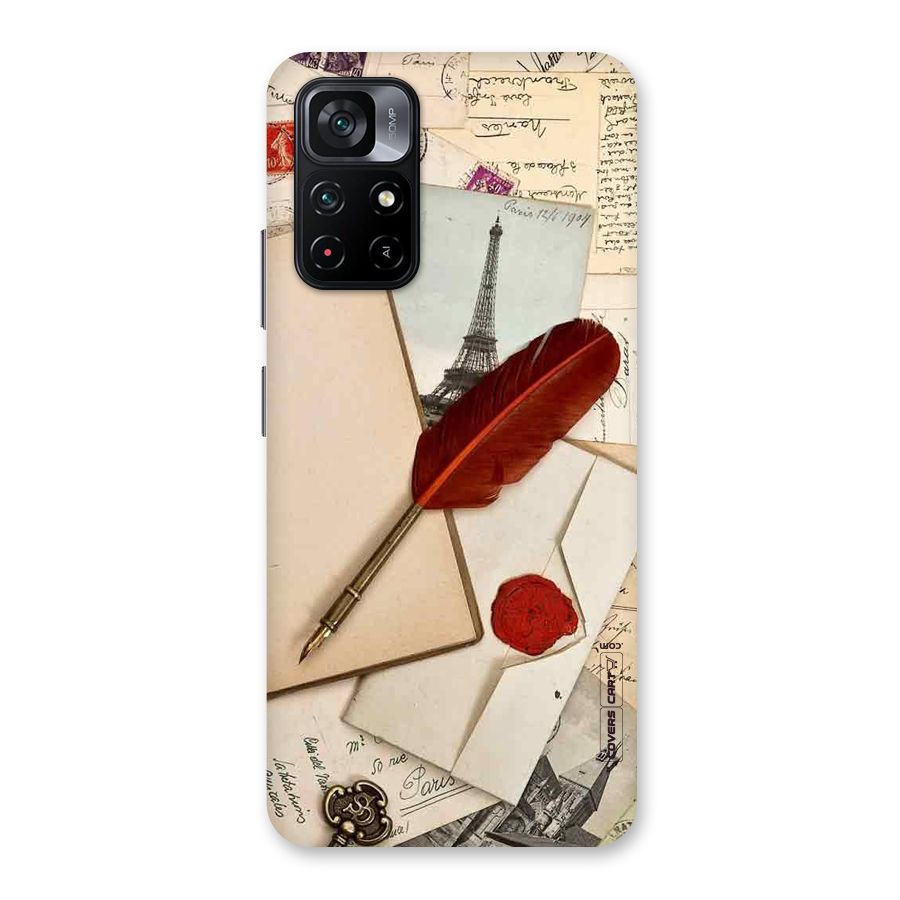 Feather Beauty Back Case for Poco M4 Pro 5G