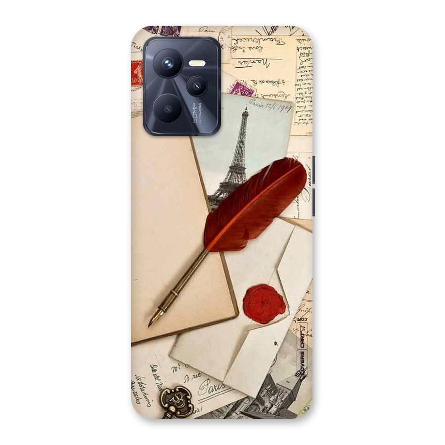 Feather Beauty Back Case for Realme C35