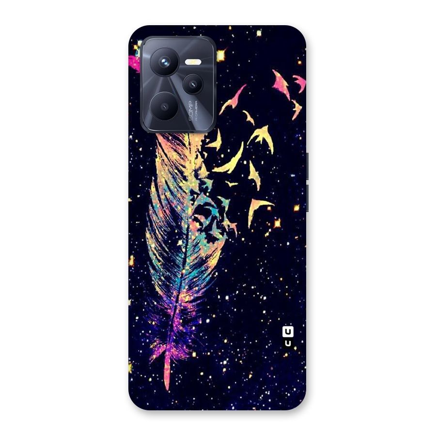 Feather Bird Fly Back Case for Realme C35