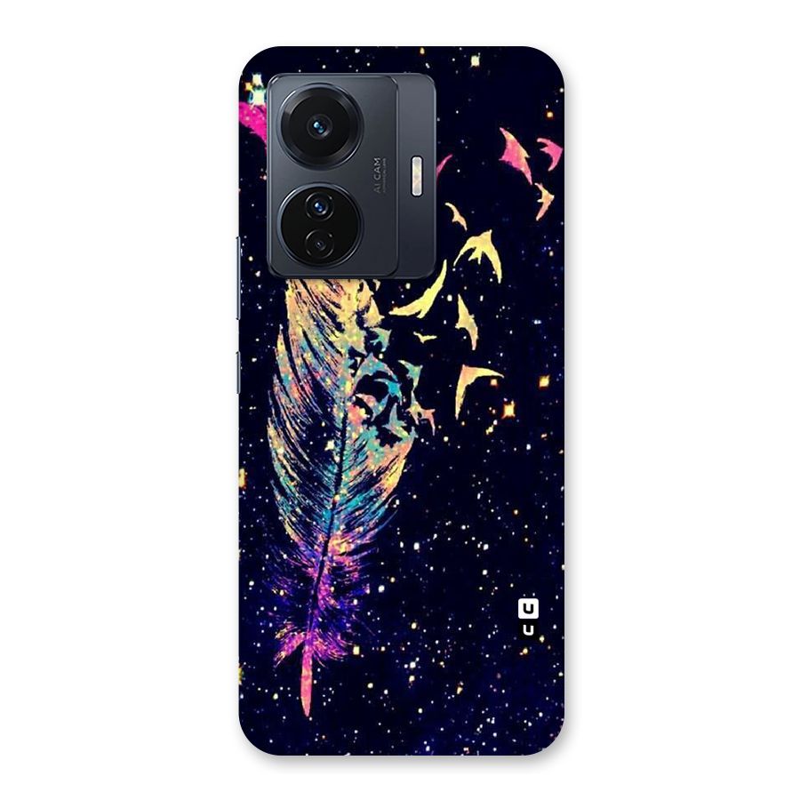 Feather Bird Fly Back Case for Vivo T1 Pro