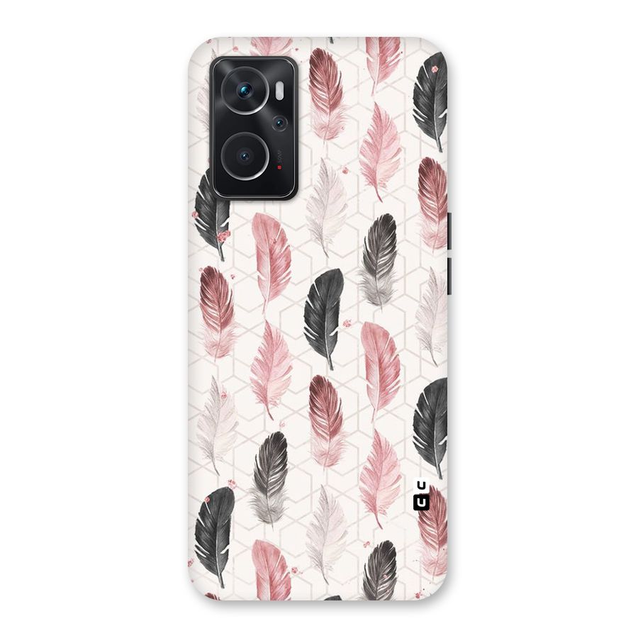 Feather Line Pattern Back Case for Oppo K10 4G