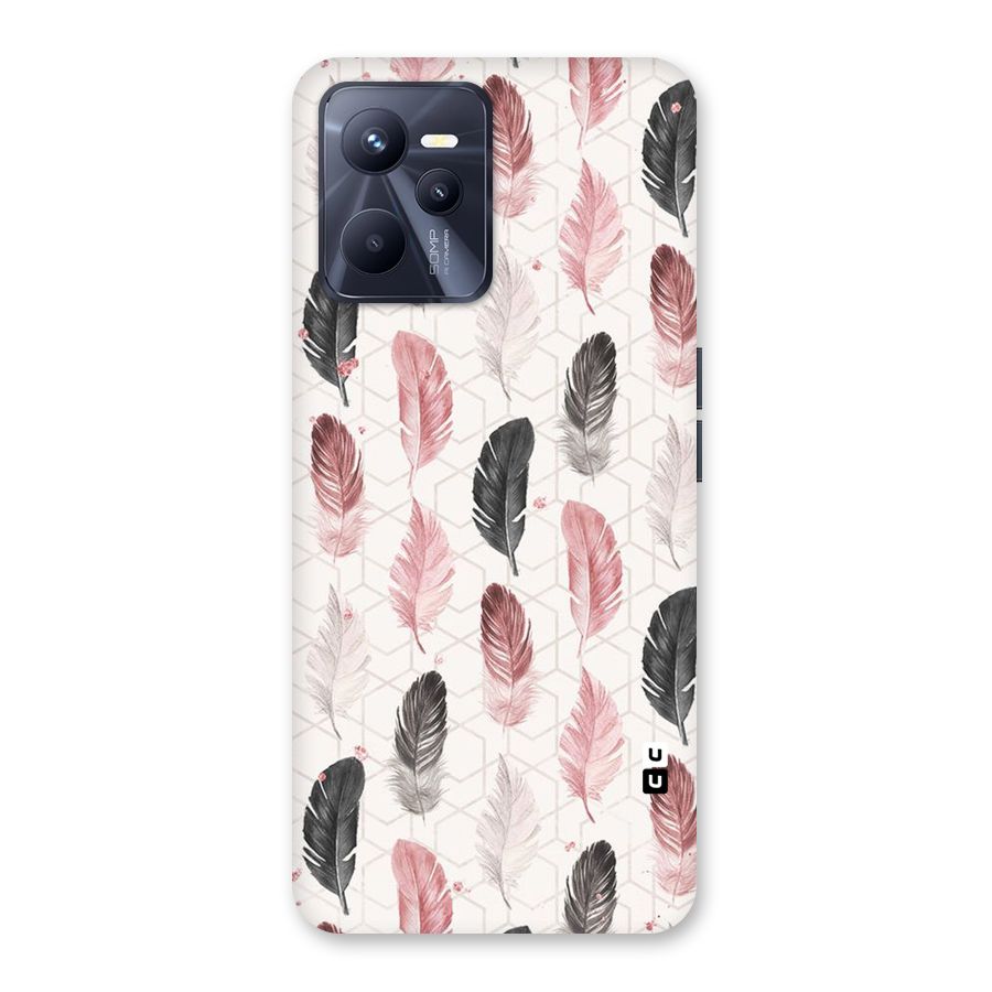 Feather Line Pattern Back Case for Realme C35