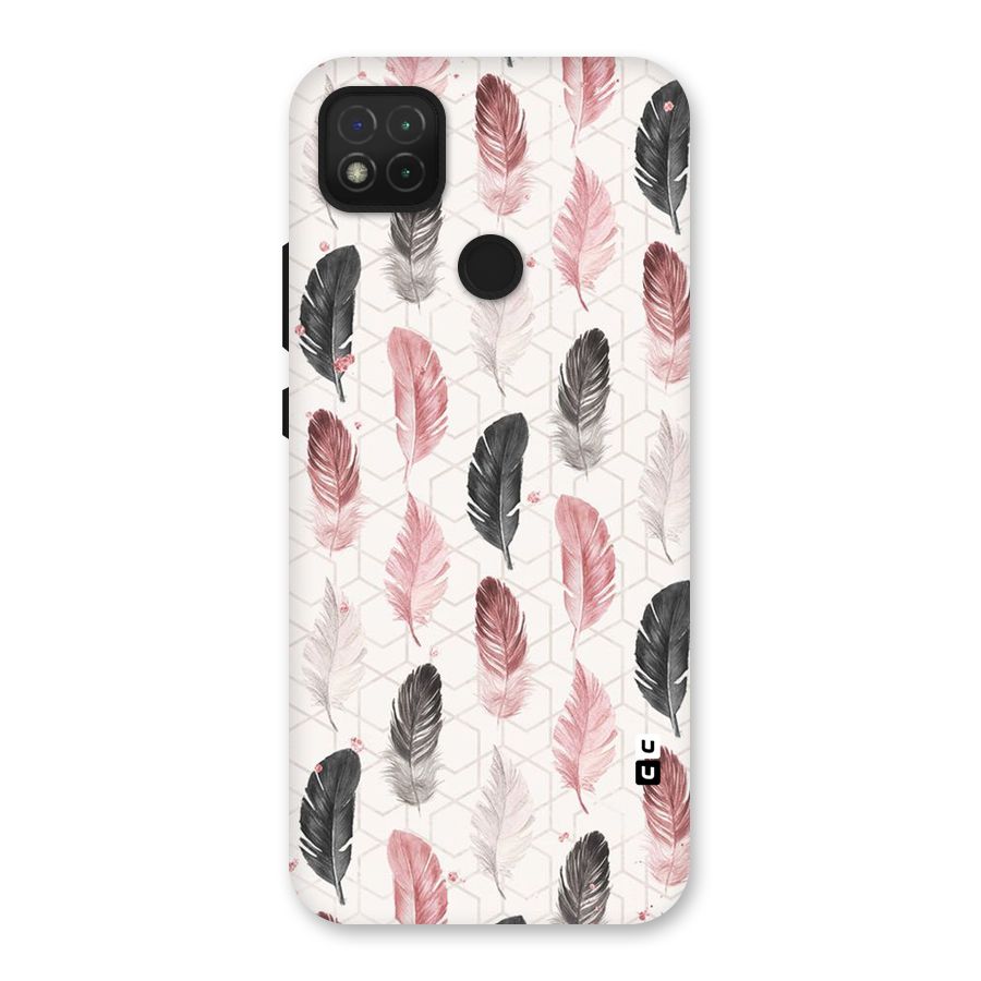 Feather Line Pattern Back Case for Redmi 9 Activ
