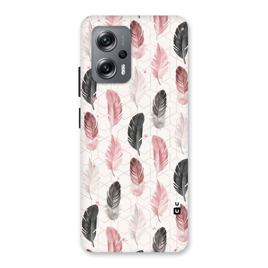 Feather Line Pattern Back Case for Redmi K50i