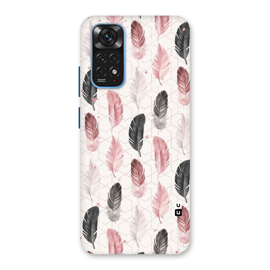 Feather Line Pattern Back Case for Redmi Note 11S