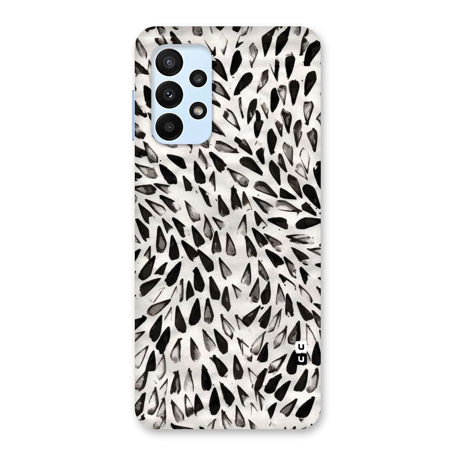 Feather Pattern Colorless Back Case for Galaxy A23