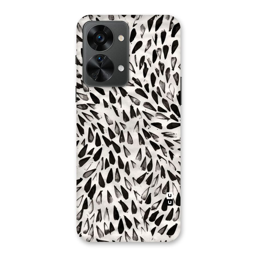 Feather Pattern Colorless Back Case for OnePlus Nord 2T