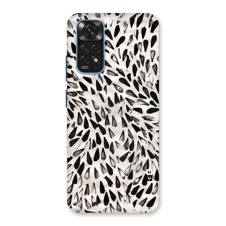 Feather Pattern Colorless Back Case for Redmi Note 11S