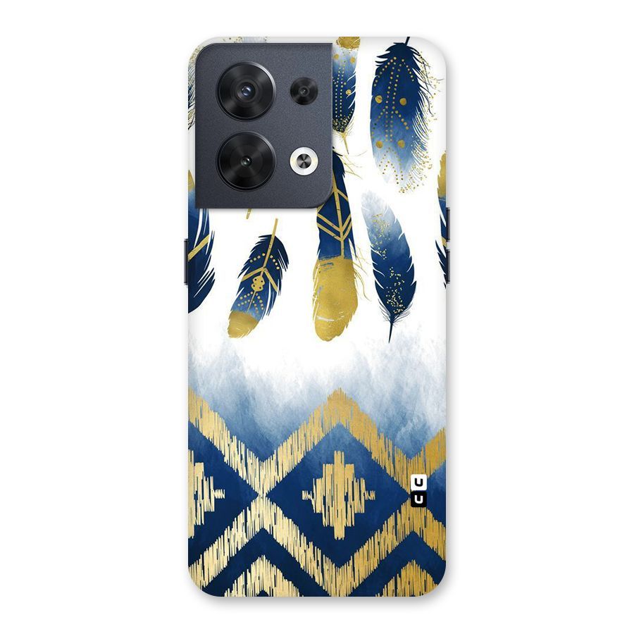 Feathers Beauty Back Case for Oppo Reno8 5G