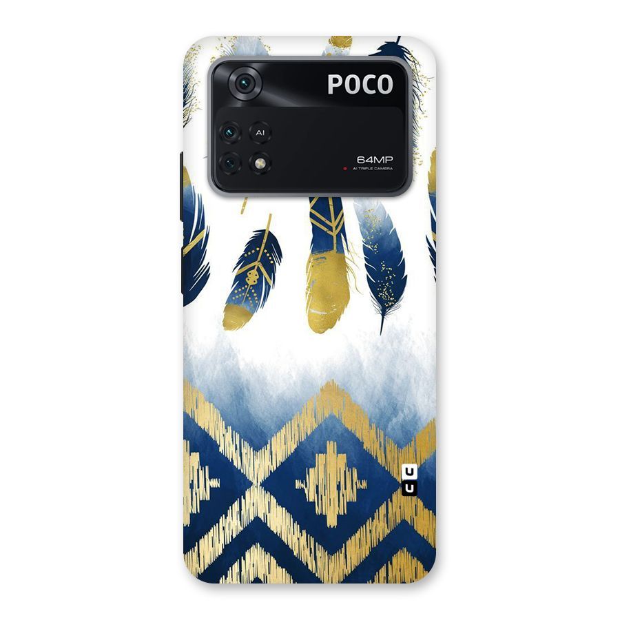 Feathers Beauty Back Case for Poco M4 Pro 4G