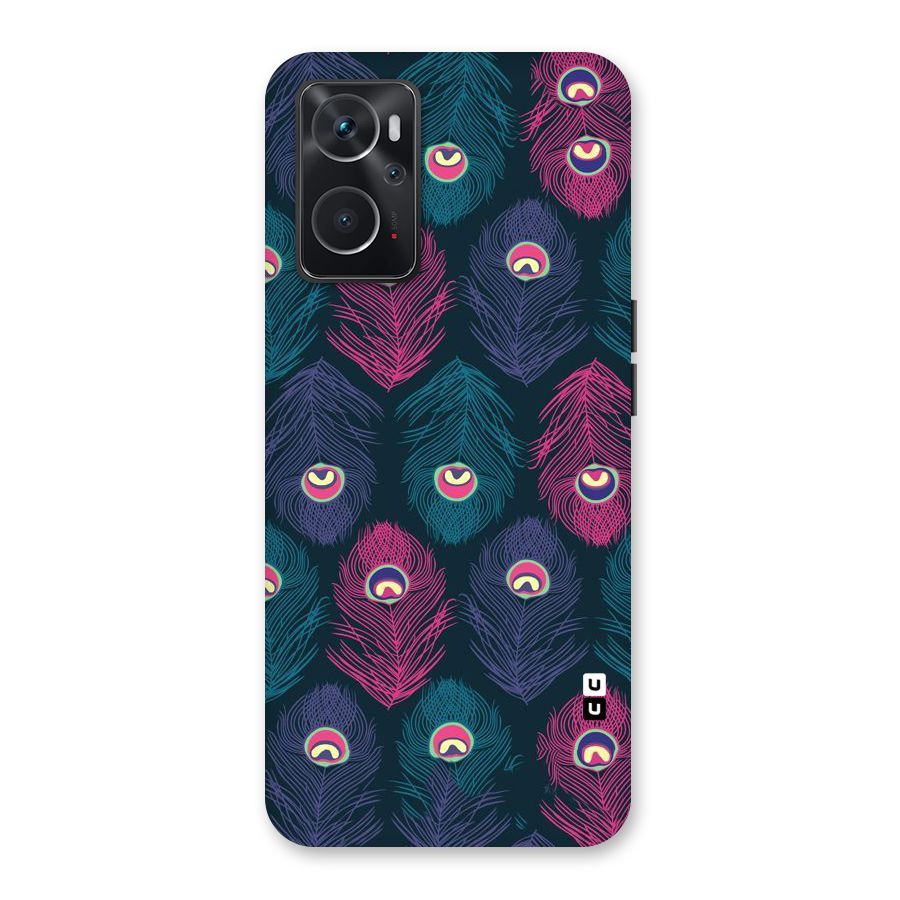 Feathers Patterns Back Case for Oppo K10 4G