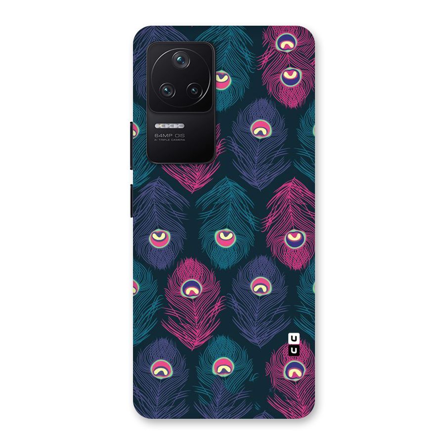 Feathers Patterns Back Case for Poco F4 5G
