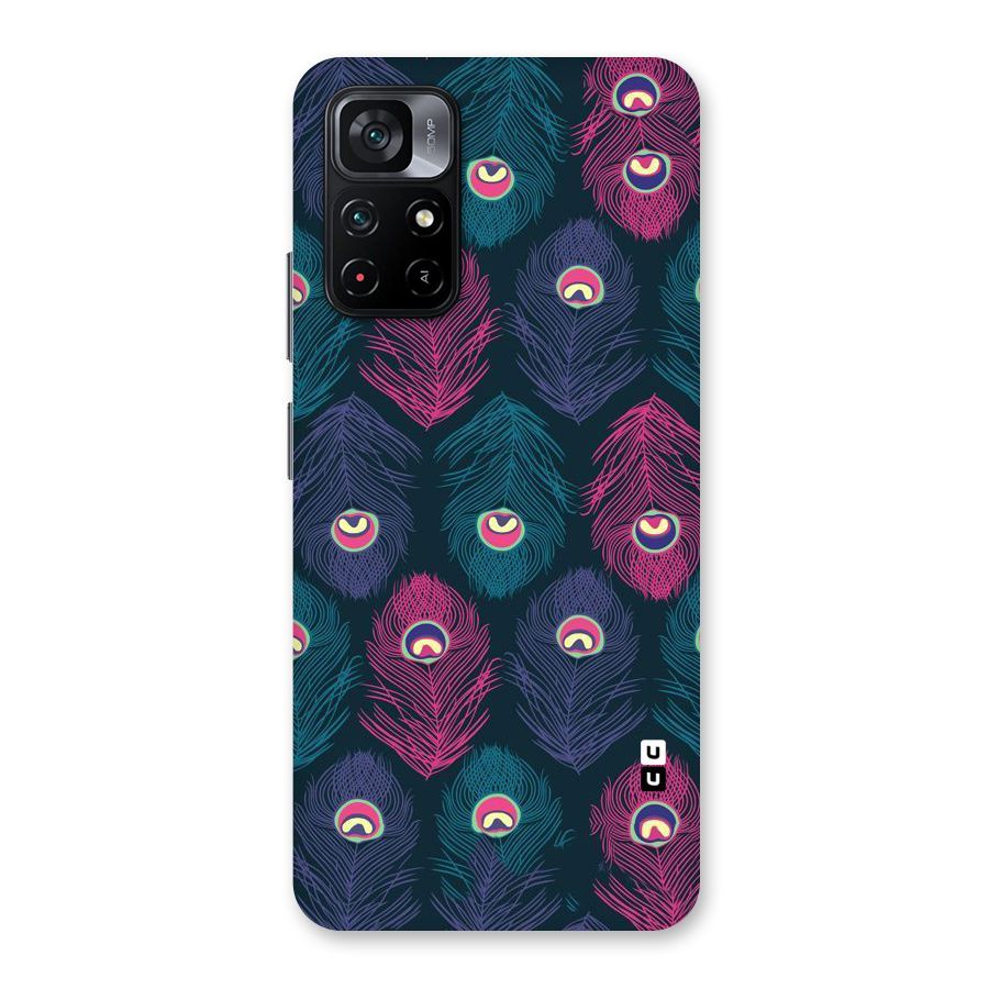 Feathers Patterns Back Case for Poco M4 Pro 5G