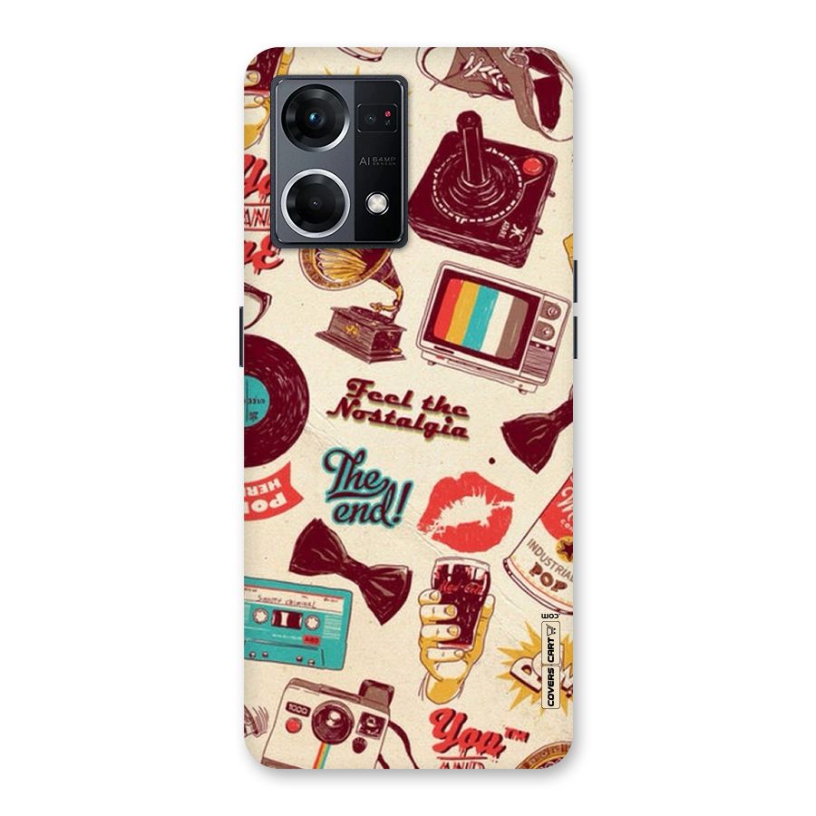 Feel The Nostalgia Glass Back Case for Oppo F21 Pro 5G
