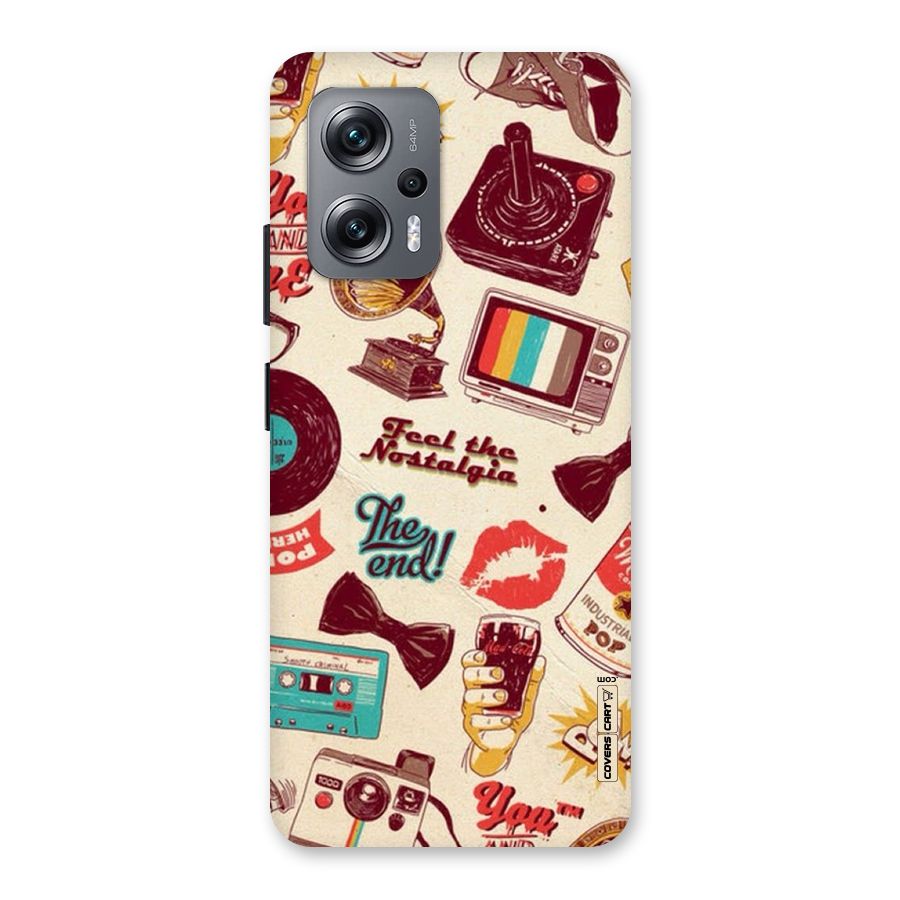 Feel The Nostalgia Back Case for Redmi K50i