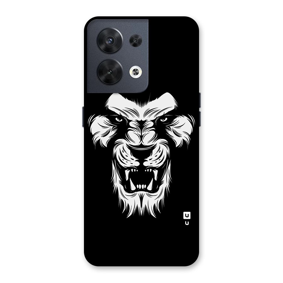 Fierce Lion Digital Art Back Case for Oppo Reno8 5G