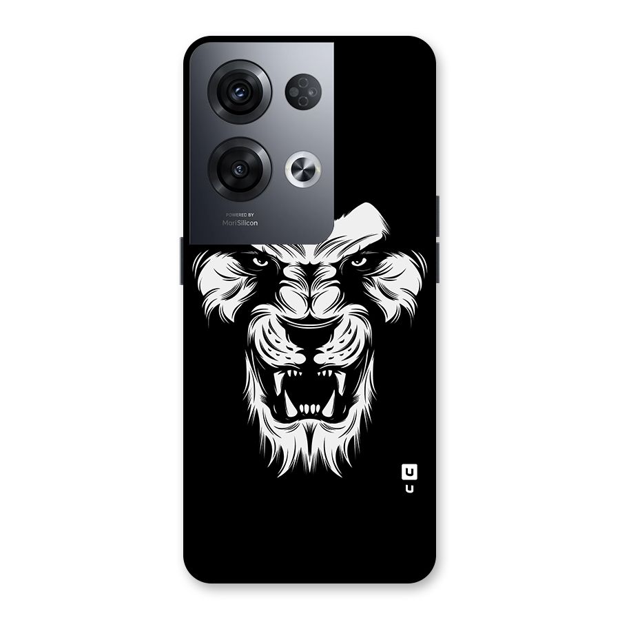 Fierce Lion Digital Art Back Case for Oppo Reno8 Pro 5G