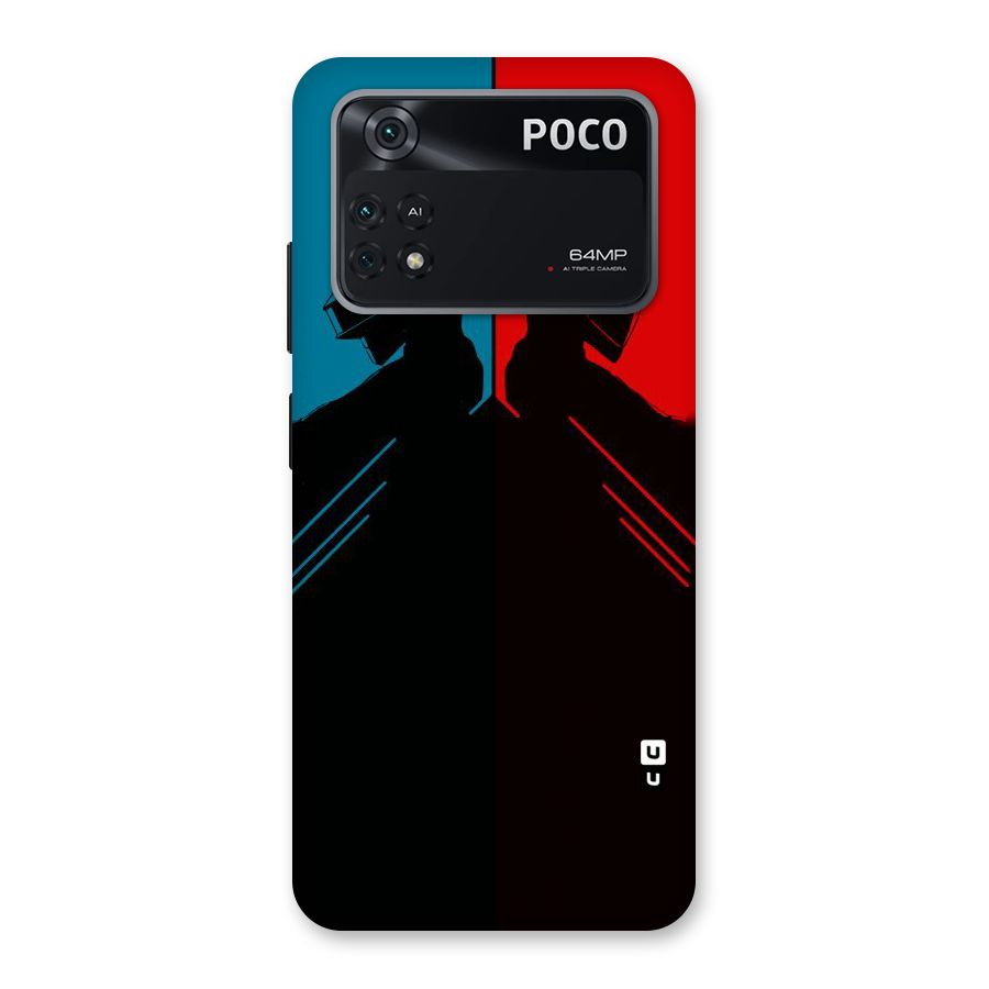 Fight Colours Back Case for Poco M4 Pro 4G