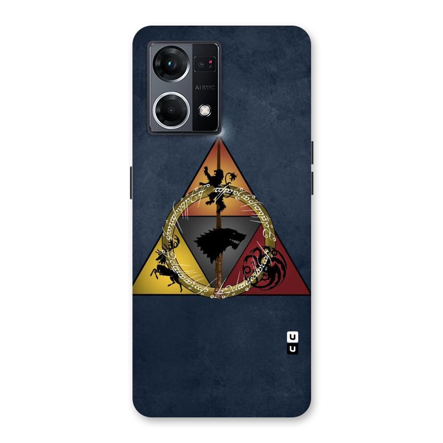Fight For Crown Glass Back Case for Oppo F21 Pro 5G
