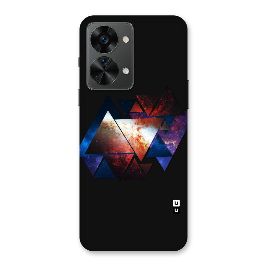 Fire Galaxy Triangles Back Case for OnePlus Nord 2T