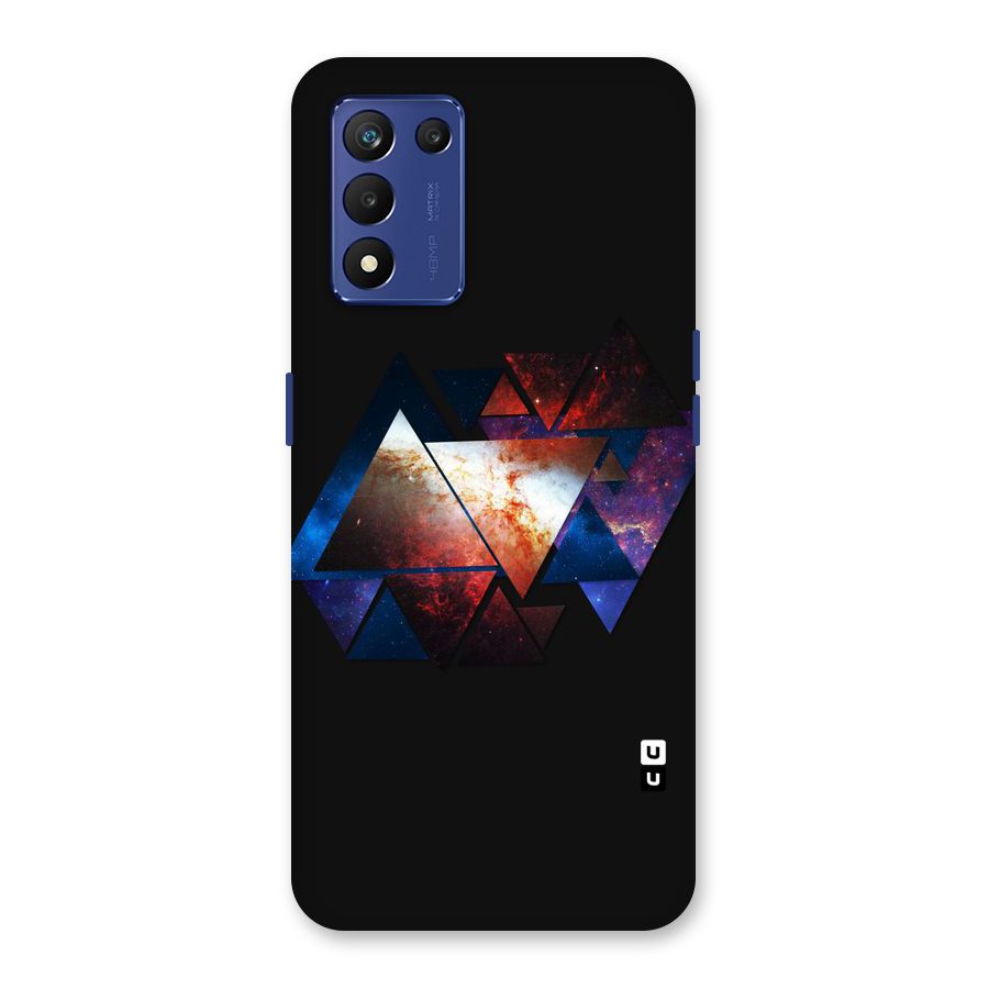 Fire Galaxy Triangles Back Case for Realme 9 5G Speed
