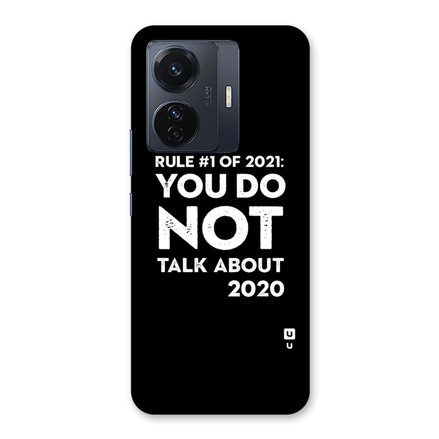 First Rule of 2021 Back Case for Vivo T1 Pro